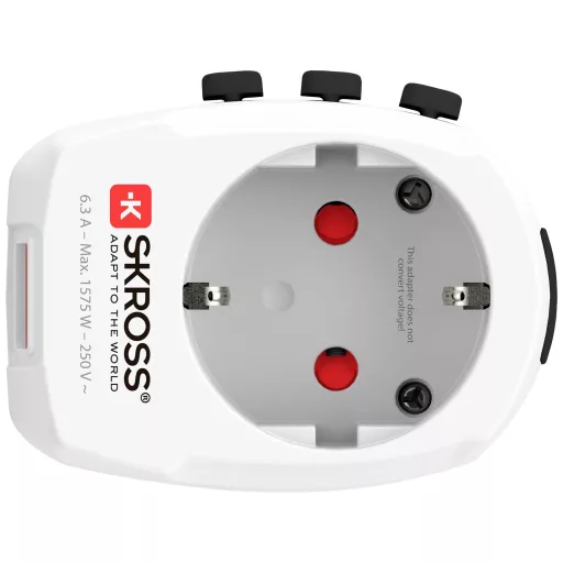 Skross 1302470 Úti adapter Pro Light USB (2xA) -World