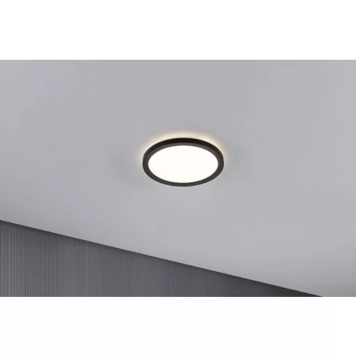 Paulmann 70997 P Atria Shine 11,2W 3000K 190mm sz Ks LED-es mennyezeti lámpa 11.2 W Fekete