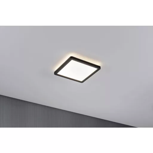 Paulmann 71000 P Atria Shine 11,2W 3000K 190x190 sz Ks LED-es mennyezeti lámpa LED 11.2 W Fekete