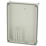   Fibox Cover, PC Grey 3730559 Univerzális műszerdobozok 380 x 280 x 80 Polikarbonát Élénk szürke (RAL 7035) 1 db