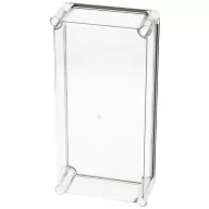   Fibox Cover, PC Transparent 3720557 Univerzális műszerdobozok 380 x 190 x 80 Polikarbonát Élénk szürke (RAL 7035) 1 db