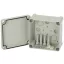Fibox TPCM 111107 Univerzális műszerdobozok 110 x 110 x 65 Polikarbonát Élénk szürke (RAL 7035) 1 db