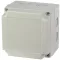 Fibox Enclosure, PC, metric knock-outs Grey cover 6016309 Univerzális műszerdobozok 130 x 130 x 100 x 100 Polikarbonát Élénk szürke (RAL 7035) 1 db