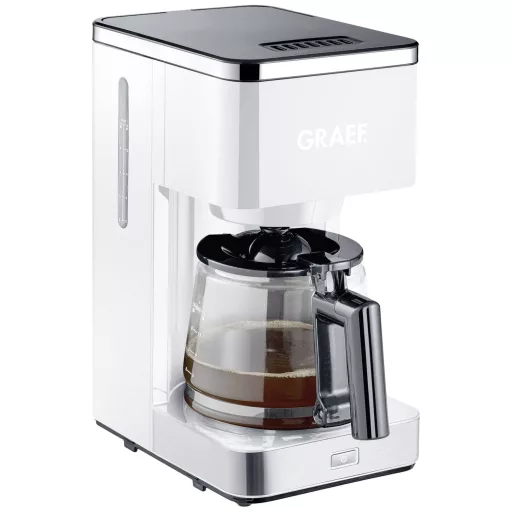 Graef FK 401 Kávéfőző Fehér Kapacitás, csésze=10 Üveg kanna, Melegentartás