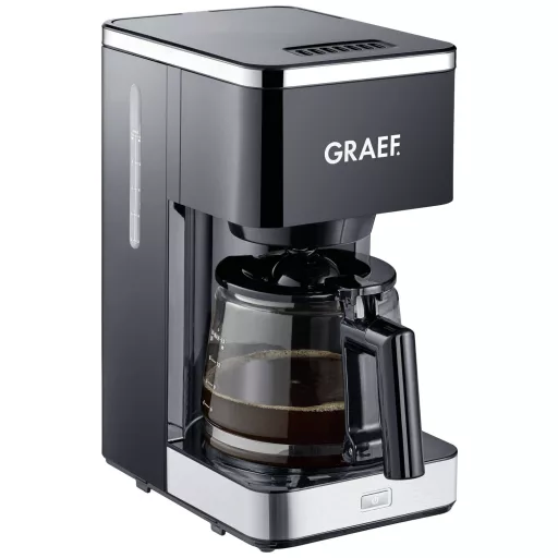 Graef FK 402 Kávéfőző Fekete Kapacitás, csésze=10 Üveg kanna, Melegentartás
