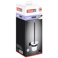 tesa MOON BLACK Vécékefe garnitúra Ragasztó Fém
