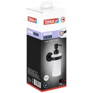   tesa MOON BLACK 40565-00000-00 Szappanadagoló 200 ml Fekete (matt), Üveg (selymes)
