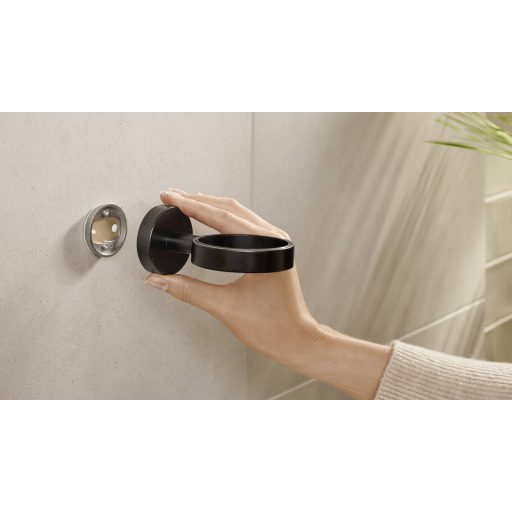 tesa MOON BLACK 40565-00000-00 Szappanadagoló 200 ml Fekete (matt), Üveg (selymes)