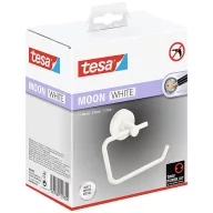 tesa MOON WHITE Toalettpapír tartó Ragasztó Fém
