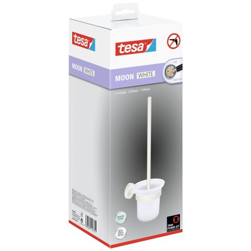 tesa MOON WHITE Vécékefe garnitúra Ragasztó Fém