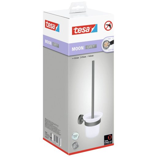 tesa MOON GREY Vécékefe garnitúra Ragasztó Fém