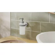   tesa MOON GREY 40584-00000-00 Szappanadagoló 200 ml Szürke (matt), Üveg (selymes)
