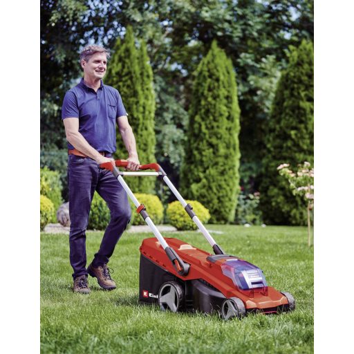 Einhell Power X-Change RASARRO 36/42 (2x4.0Ah) Akku Fűnyíró Akkuval, Töltővel 18 V Vágási szélesség (max.) 42 cm