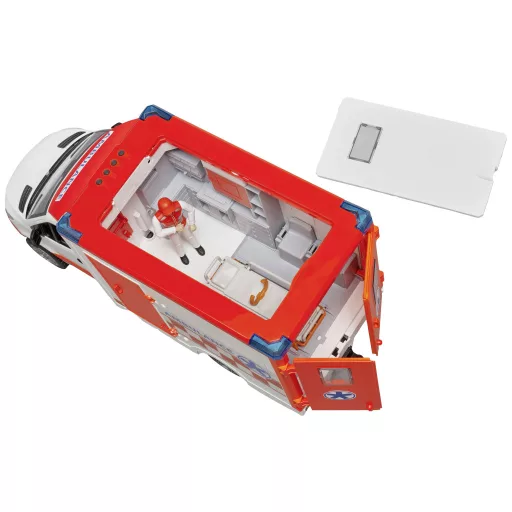 bruder MB Sprinter mentőautó sofőrrel