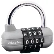   Master Lock P22164 Függő lakat 64 mm Ezüst, Fekete Számkódos zár