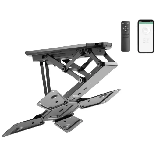 SpeaKa Professional TV mennyezeti tartó elektromosan motorizált, Dönthető, Vezérlés alkalmazáson keresztül 58,4 cm (23) - 139,7 cm (55) SP-TVCM-510