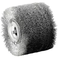  Lessmann 323.348.19 Edelstahldraht-Rundbürste Ø100x70mm 0,2mm-Draht Bo19,2mm Ø 100 mm 1 db