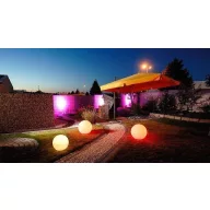   Deko Light 836930 Kugelleuchte 40 Kültéri dekorációs világítás Golyó E27 Fehér