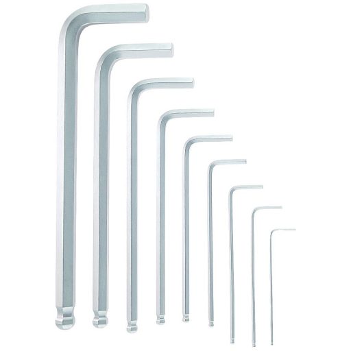 Bosch Professional Allen Key Hex 9 pcs Hatlap kulcs készlet Méret, hossz: 21 cm