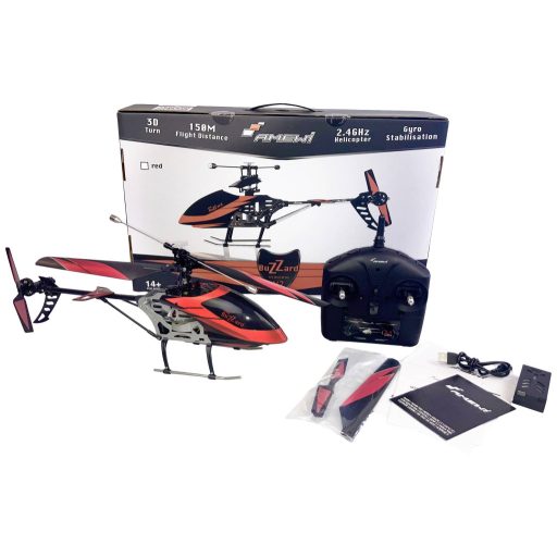 Amewi Buzzard V2 rot RC kezdő helikopter RtF