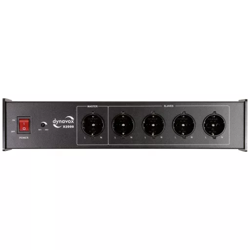 Dynavox 207683 Elosztó üzemi eszközökhöz Fekete Hidegkészülék dugó 1 db