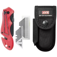   4K5 Tools TK 300 Insert Blade Knife 600.300A Összecsukható kés Tokkal Piros, Fekete
