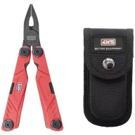  4K5 Tools MT 400 MultiTool Large 600.400A Többfunkciós szerszám Tokkal Piros, Fekete