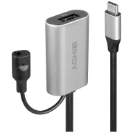   LINDY USB kábel USB 3.2 Gen1 USB-C® dugó, USB-A alj 5.00 m Fekete, Szürke 43270