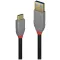 LINDY USB kábel USB 3.2 Gen2 USB-C® dugó, USB-A dugó 1.50 m Fekete, Szürke 36912