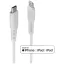 LINDY USB kábel USB 2.0 Apple Lightning dugó, USB-C® dugó 3.00 m Fehér 31318