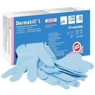   KCL Dermatril L 741 074107081C 100 db Eldobható kesztyű Méret (kesztyű): 7 EN 455