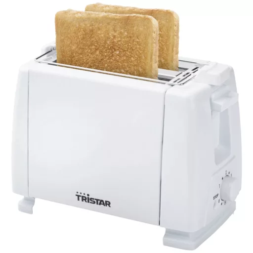 Tristar BR-1009 Kenyérpirító Beépített zsemle feltéttel Fehér