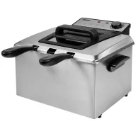   Princess 185000 Hidegzónás fritőz 5 l 3270 W Fekete, Ezüst (matt)