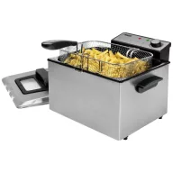   Princess 185000 Hidegzónás fritőz 5 l 3270 W Fekete, Ezüst (matt)