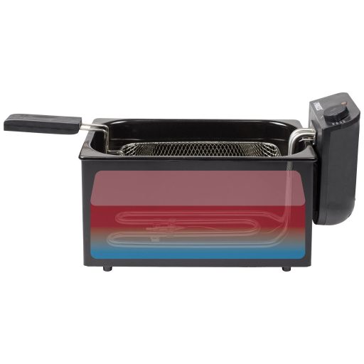 Princess 182727 Hidegzónás fritőz 2000 W Fekete