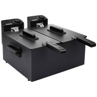   Princess 183028 Dupla hidegzónás fritőz 6 l 2x 1800 W Fekete