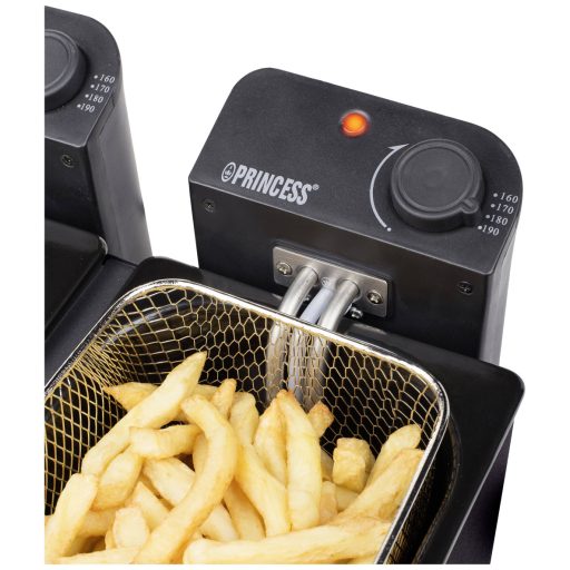Princess 183028 Dupla hidegzónás fritőz 6 l 2x 1800 W Fekete