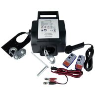   Berger & Schröter lb2000 boat Kötélcsörlő Húzóerő (álló): 622 kg Húzóerő (görgetve): 1361 kg Vezeték nélküli távirányító, Vezetékes távirányító