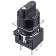   Idec LB1S-3T6 LB1S-3T6 Forgó kapcsoló 220 V 5 A Kapcsolási pozíciók 3 3 x 45 ° IP65 1 db