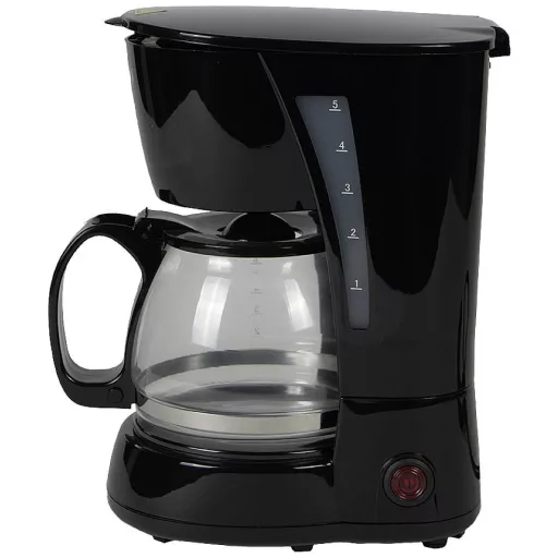 SOGO Human Technology CAF-SS-5655 Kávéfőző Fekete Kapacitás, csésze=4 Üveg kanna, Melegentartás