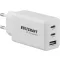 VOLTCRAFT UC-2C1A65W01 USB-s töltőkészülék 65 W 1x USB-A, 2x USB-C® Fast Charge, Power Delivery 3.0 Fehér Beltér GaN