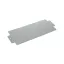 Weidmüller MOPL K7 STAHL Szerelőlap (H x Sz) 144 mm x 334 mm Acéllemez Ezüst 1 db