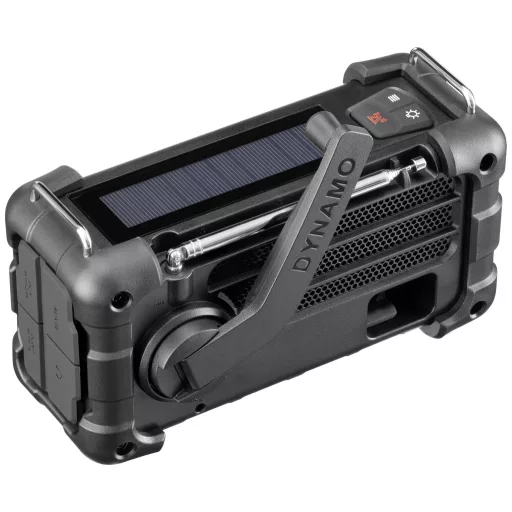 Sangean MMR-99 DAB+ Black Kültéri rádió DAB+, DAB, URH Vészhelyzeti rádió, Bluetooth® Napelem, Fröccsenő víz ellen védett, porvédett Fekete