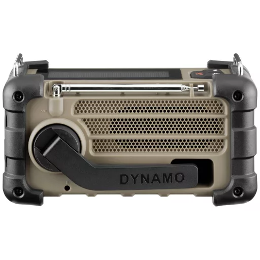 Sangean MMR-99 Kültéri rádió URH Vészhelyzeti rádió, Bluetooth® Napelem, Fröccsenő víz ellen védett, porvédett, Zseblámpa Barna