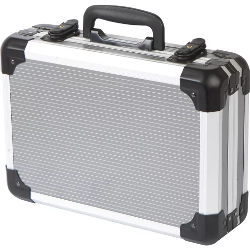 Univerzális alu szerszámos hordtáska habbetéttel, üres, 330 x 230 x 90 mm, TOOLCRAFT TO-7703739