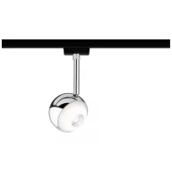   Paulmann Spot Capsule Nagyfeszültségű sínrendszer lámpa URail Fixen beépített LED-es 6 W LED Fekete (matt), Króm