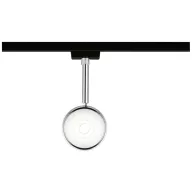   Paulmann Spot Capsule Nagyfeszültségű sínrendszer lámpa URail Fixen beépített LED-es 6 W LED Fekete (matt), Króm