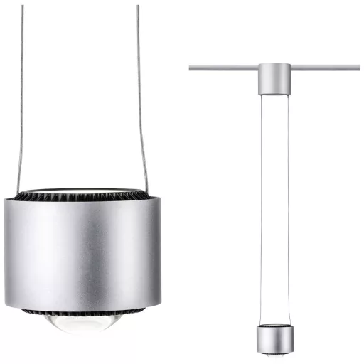 Paulmann Pendel Aldan Nagyfeszültségű sínrendszer lámpa URail LED Króm (matt), Fekete