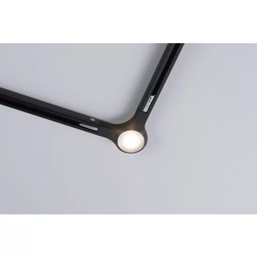 Paulmann LED L-Verbinder 96997 Nagyfeszültségű sínes rendszer elemek L összekötő Fekete