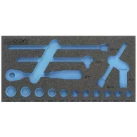   Hazet 163-335L 163-335L Habanyag betét (H x Sz) 342 mm x 172 mm